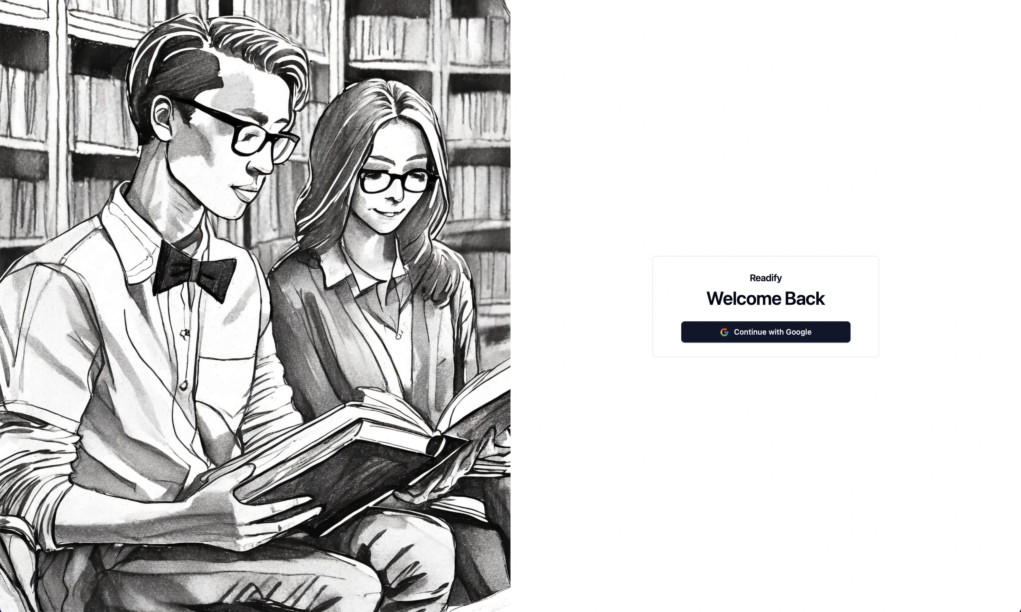 Image of Readify login page