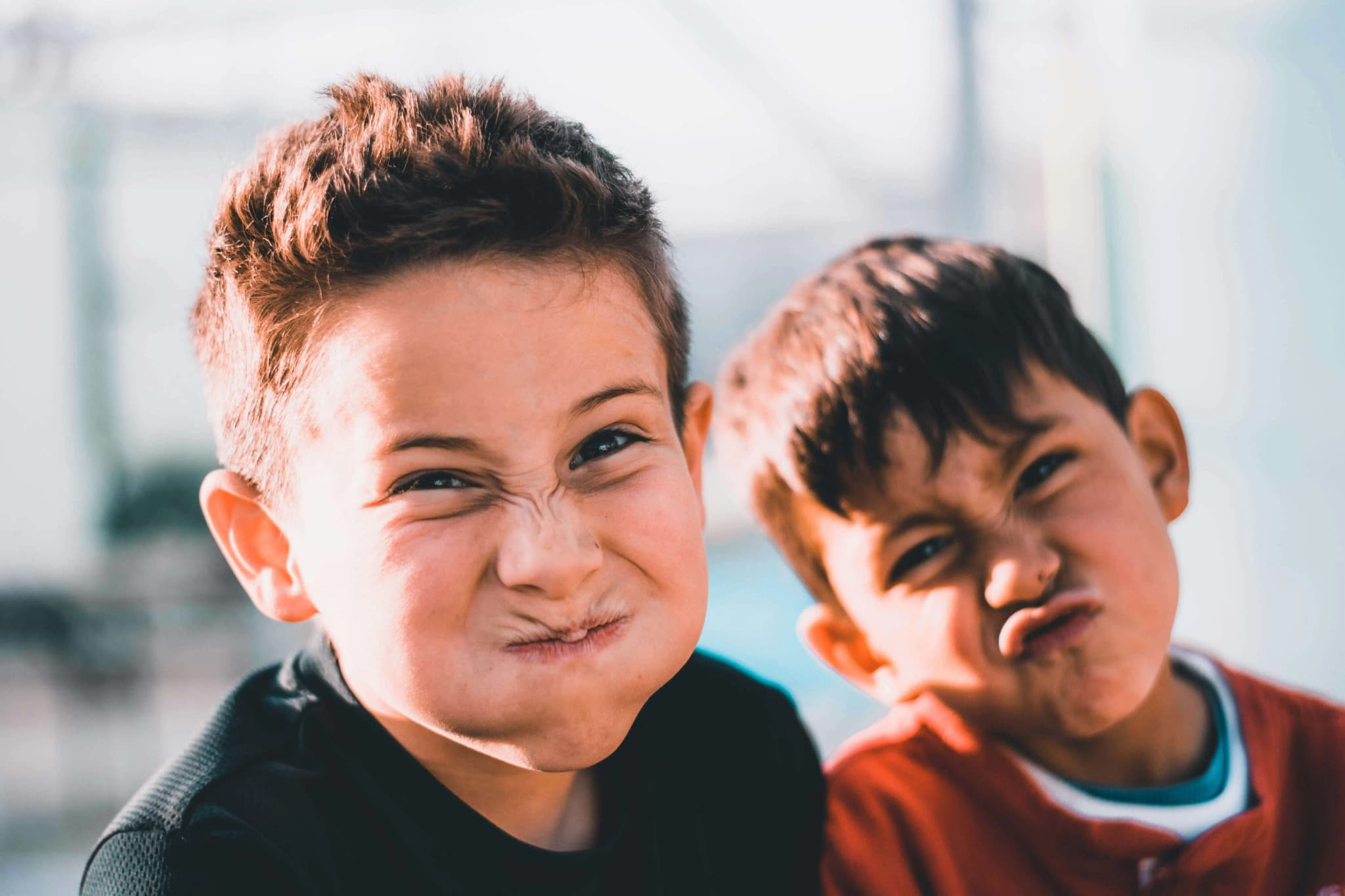 Image of kids laughing